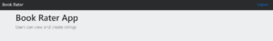 Book Rater App
