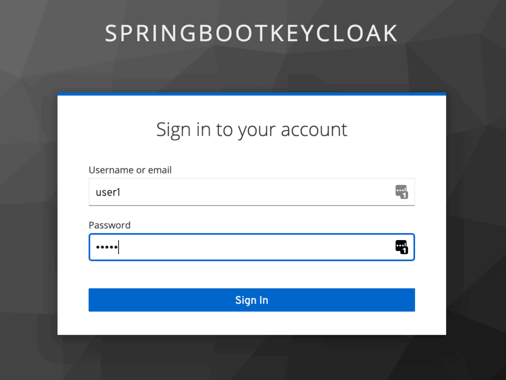 keycloak userlogin