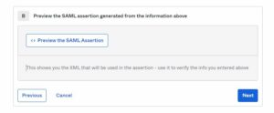 Preview SAML