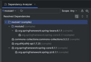 IntelliJ Community version dependency Graph