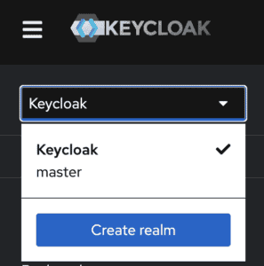 create realm button