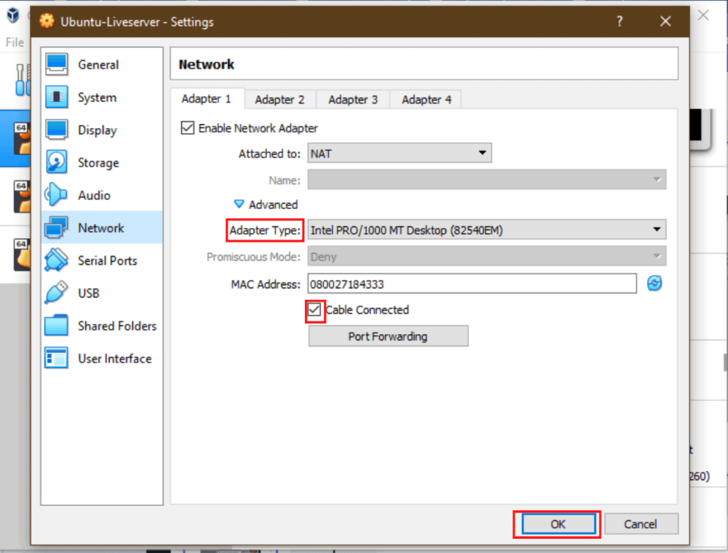 Advanced Network set up