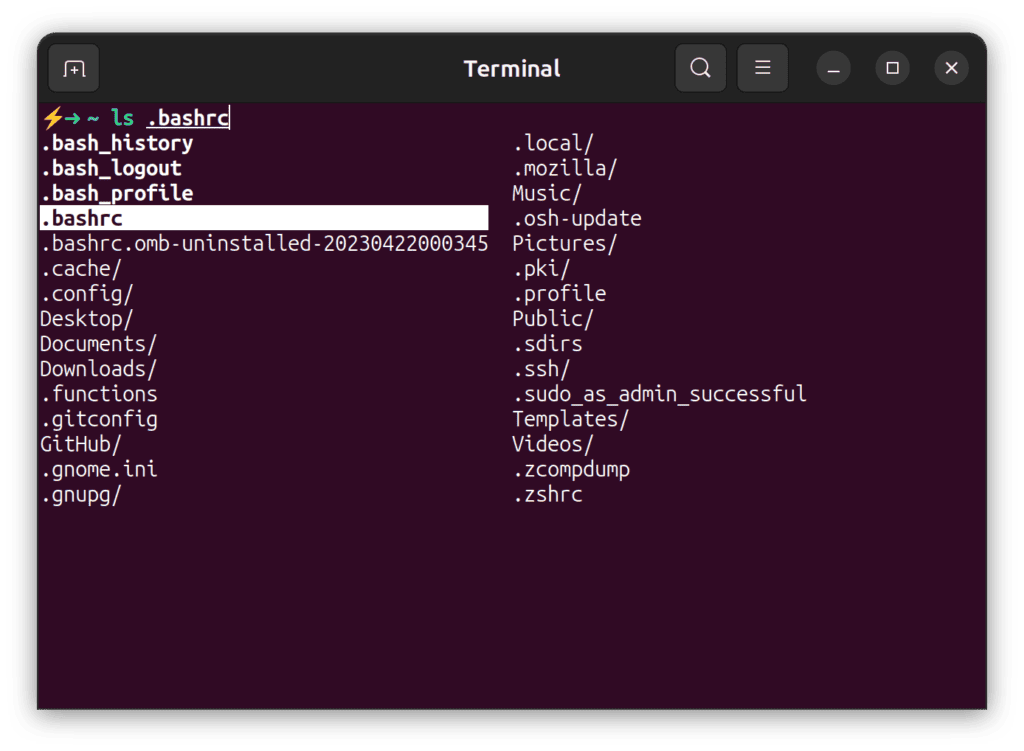 zap-zsh After Installation