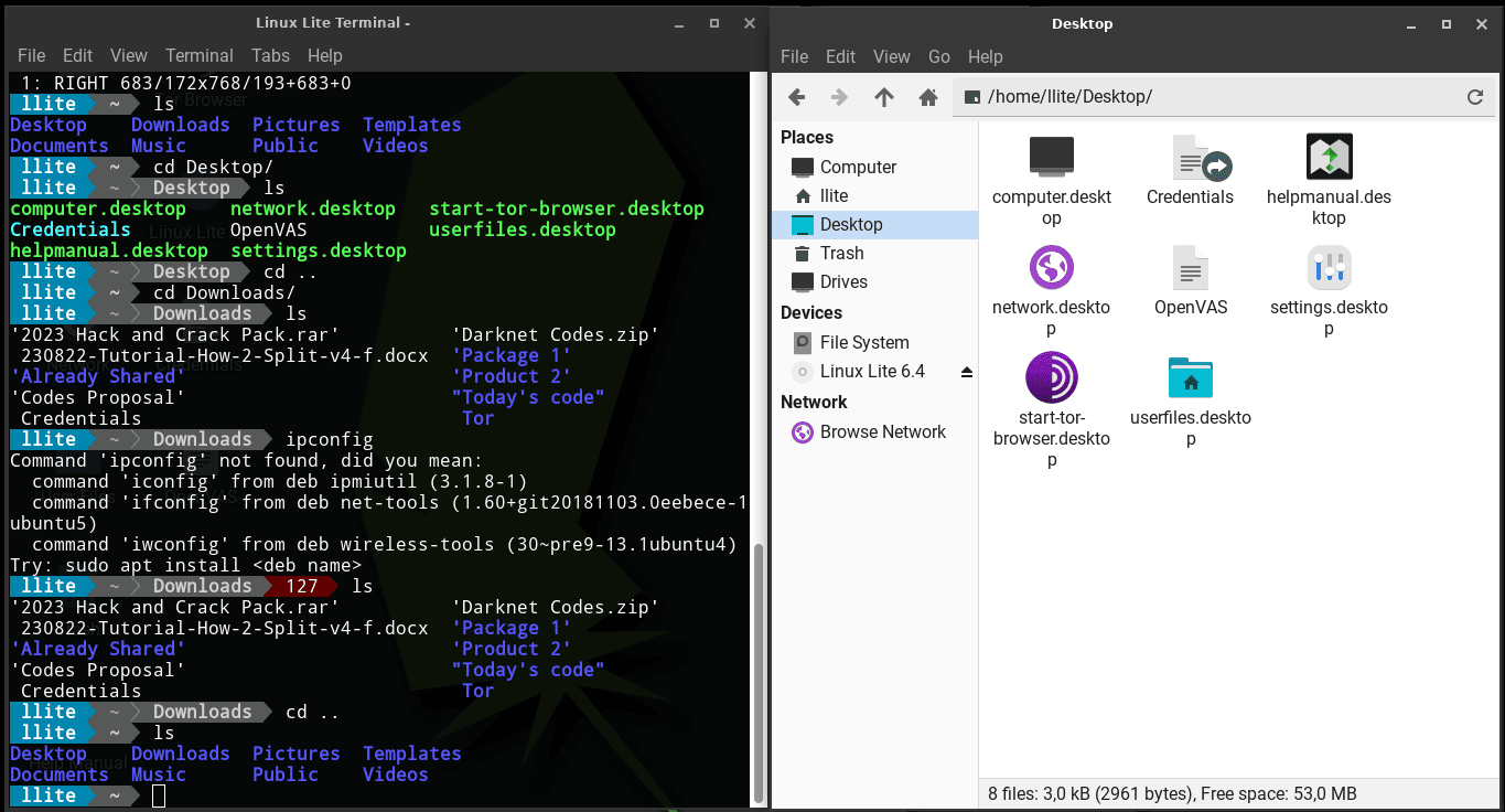 Splitting a display into two virtual screens in Linux