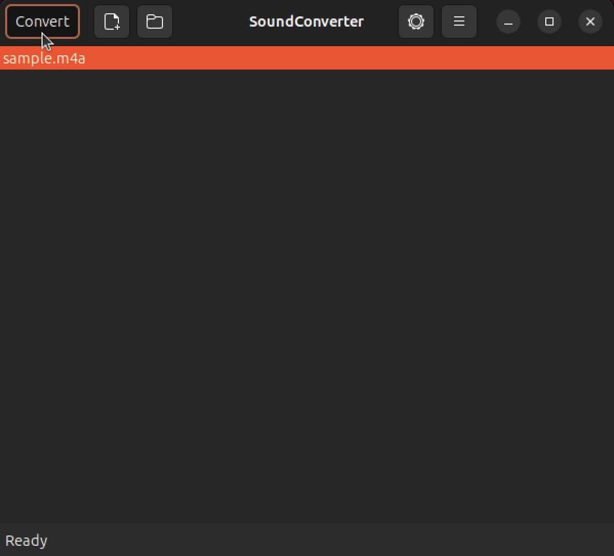 SoundConverter: Convert