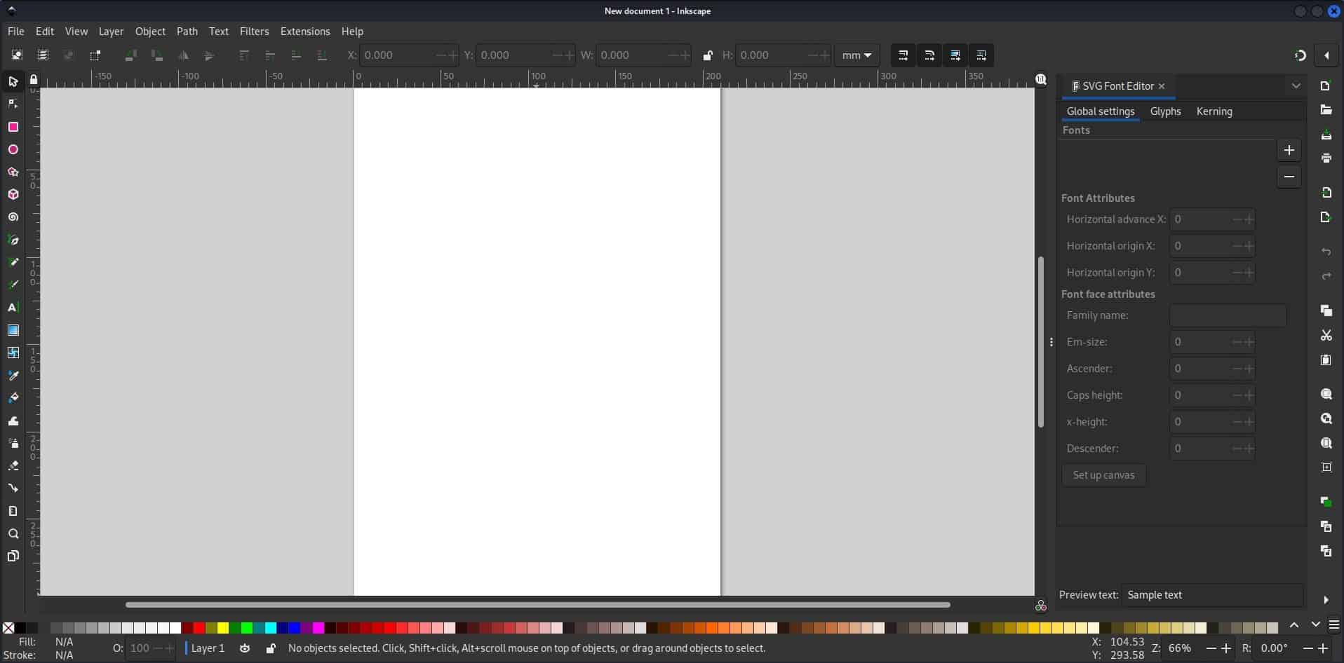 Inkscape Interface