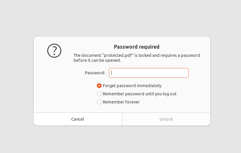 Enter Password Document Viewer