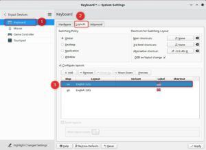 Navigating the Keyboard System Settings