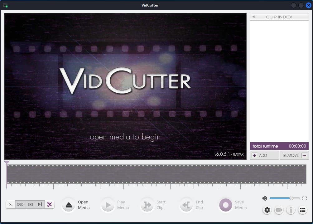 VidCutter Main Interface