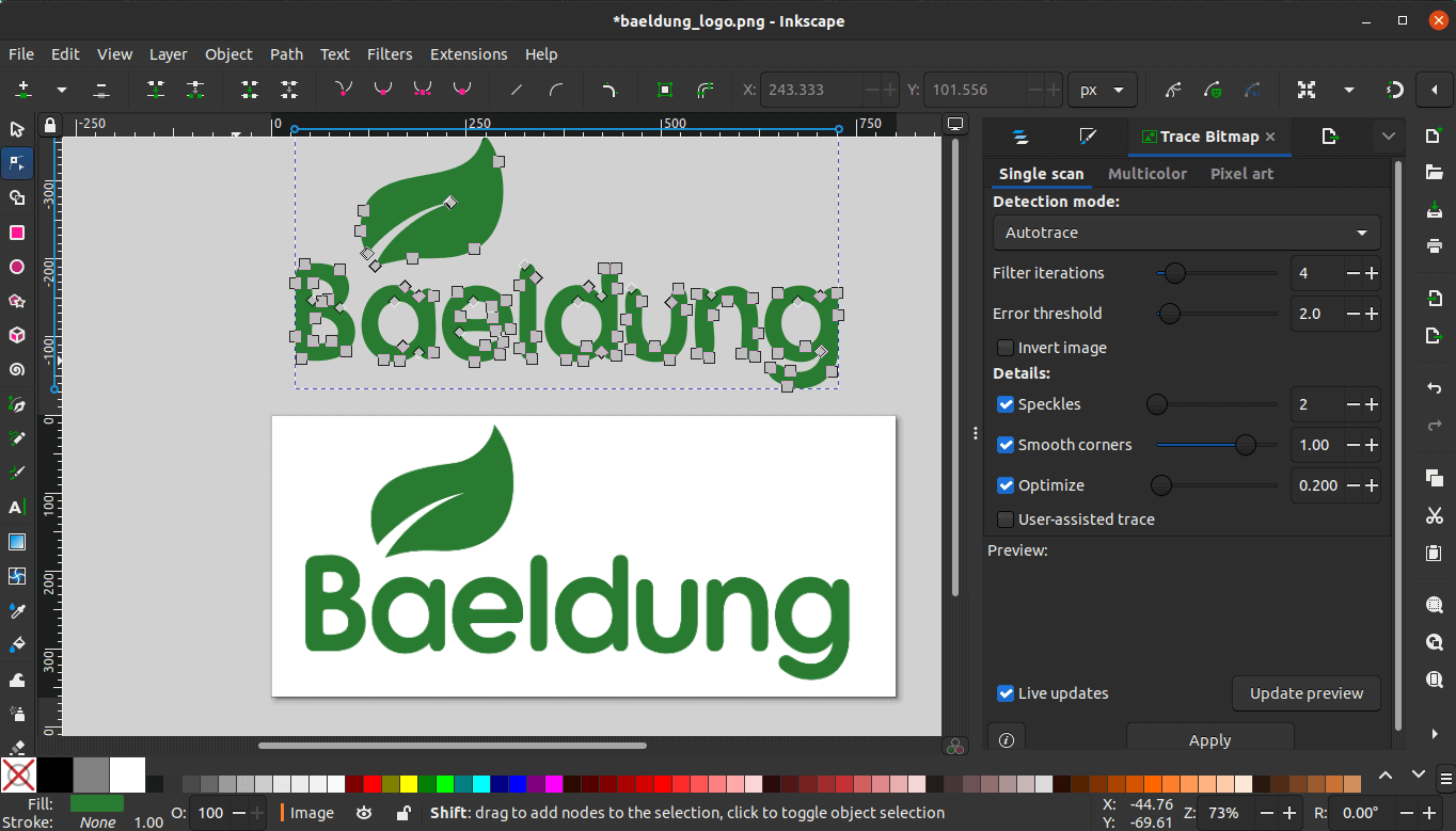 inkscape generated logo bitmap