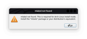 mlabel error1