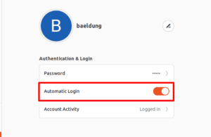 automatic login