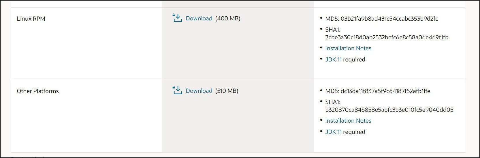 Downloading SQL Developer