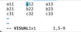 Visual Block Mode - Deleting Specific Column in Vim