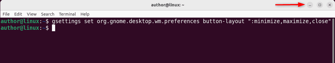Adding minimize and maximize buttons to the right side of a GNOME window in Linux