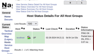 nagios plugins added host is up