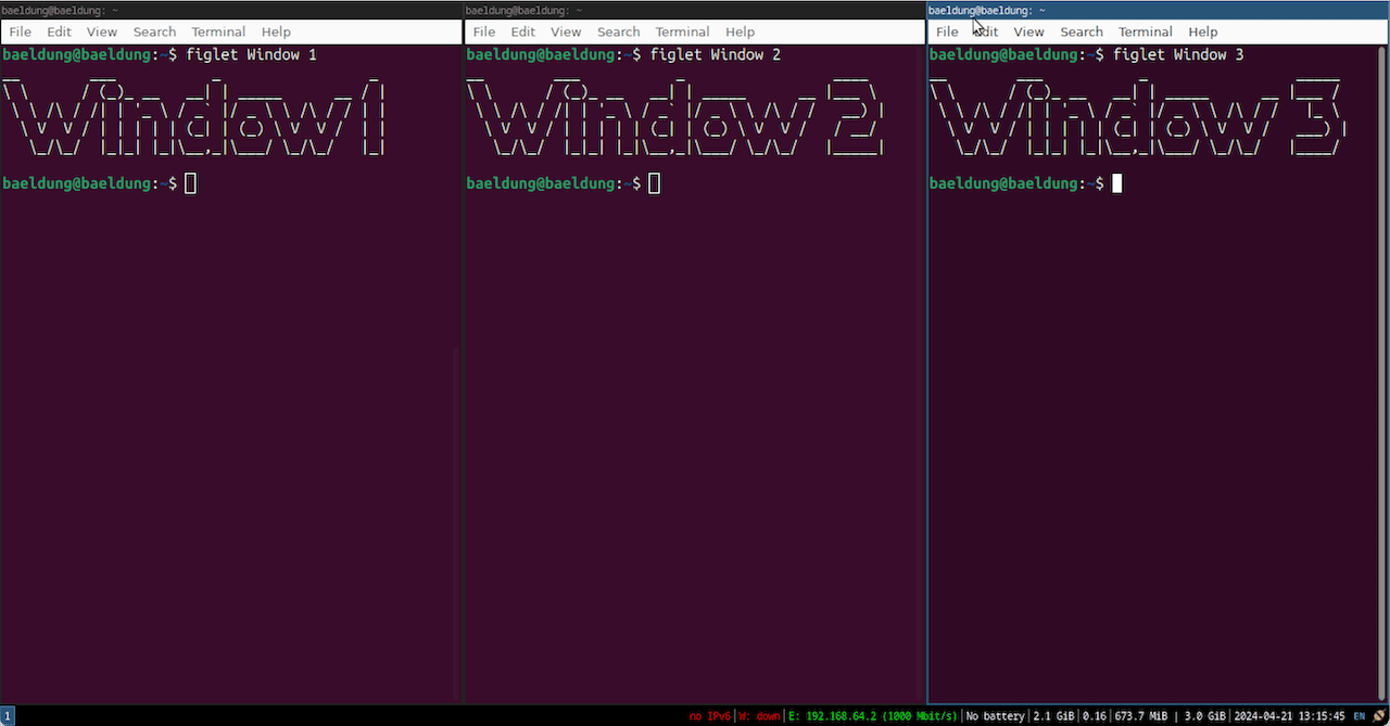 i3: Column Layout