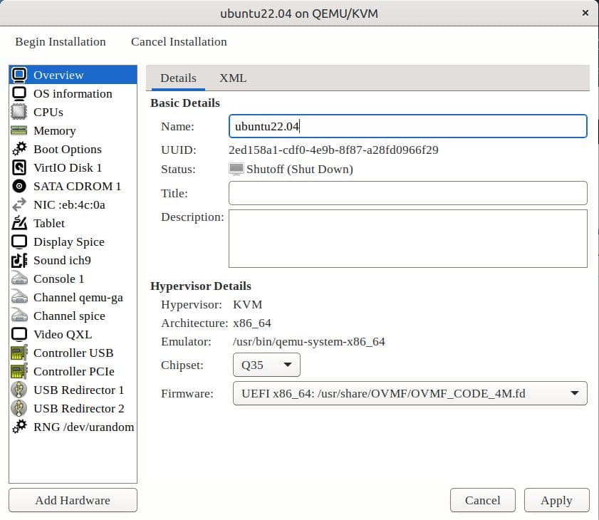 Setting Firmware to UEFI