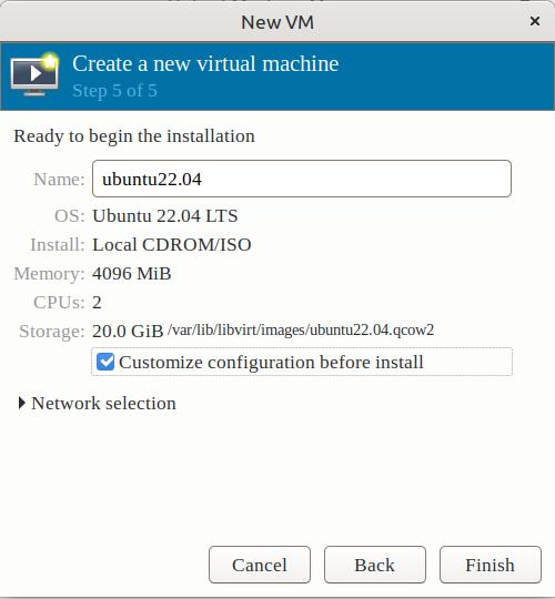 VM configuration Review