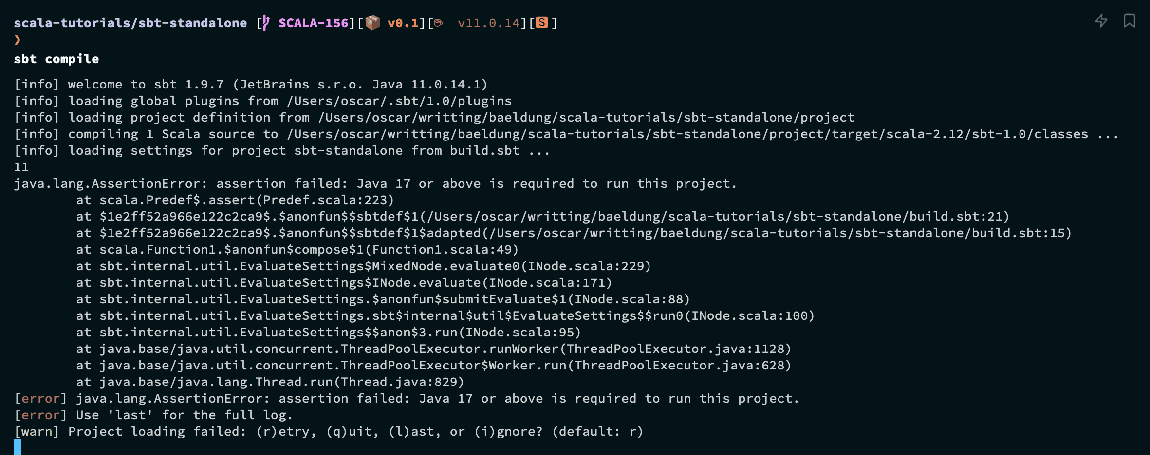 sbt-jvm-error