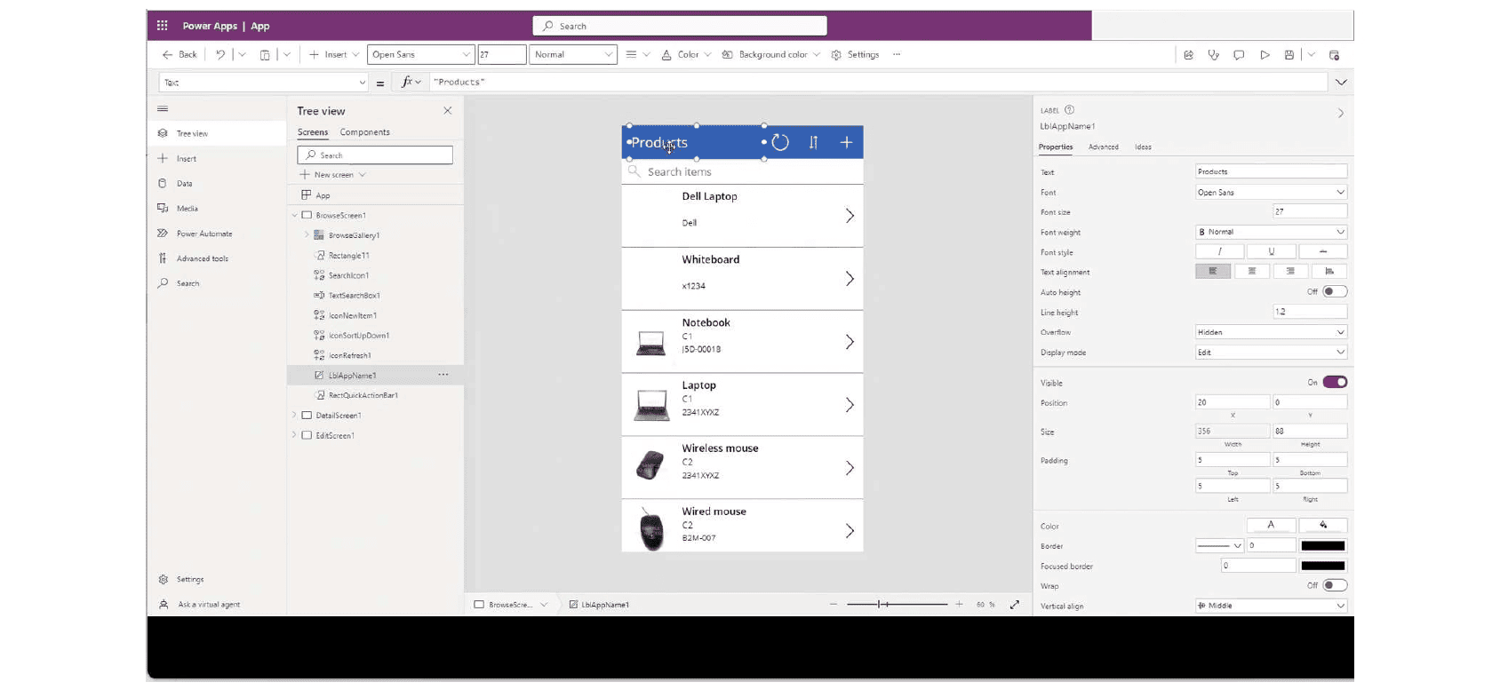 Power NC/LC dev. interface