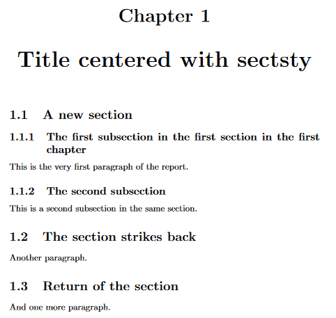 command in document preamble