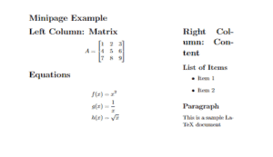 multipage different width layout