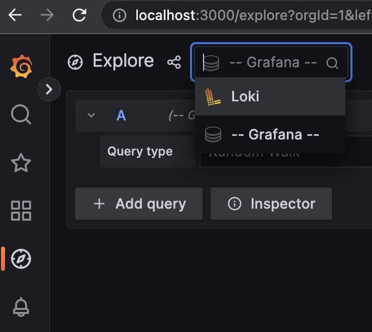 grafana dashboard loki datasource