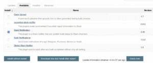 jenkins slack install plugin