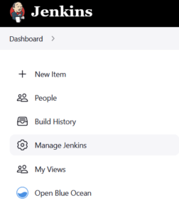 manage jenkins
