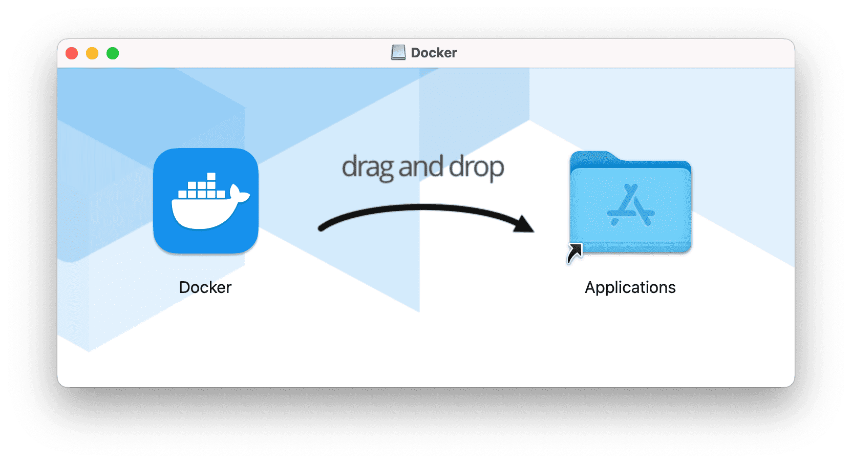 Drag and drop menu