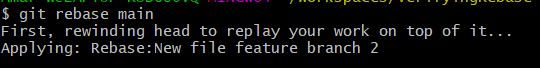 git Rebase Feature Branch2 Rebase